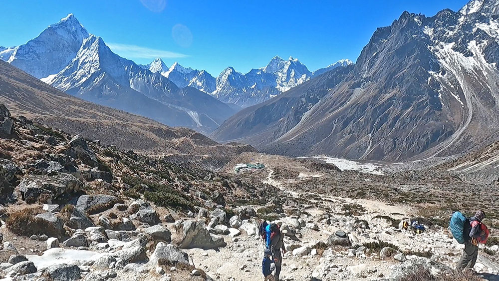 The spectacular scenery made up for the Everest Base Camp trek difficulty.