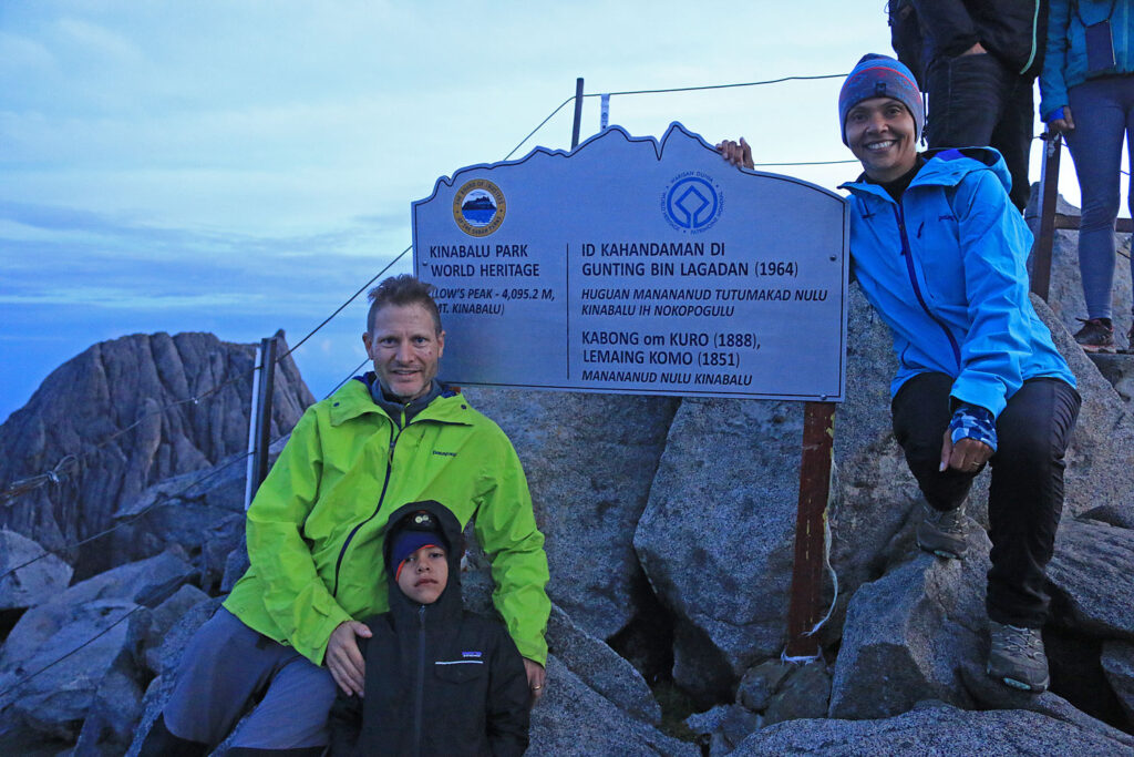 How hard is Mount Kinabalu to climb? Proper clothing is esential for this climb.